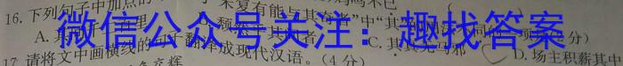 2023-2024衡水金卷先享题高三一轮周测卷新教材英语必修一Unit1周测(1)语文