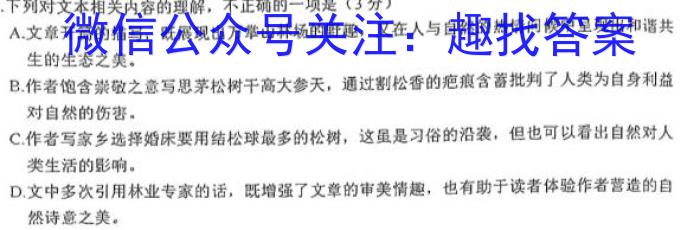 2024届准高三6月摸底考(全国乙卷)语文