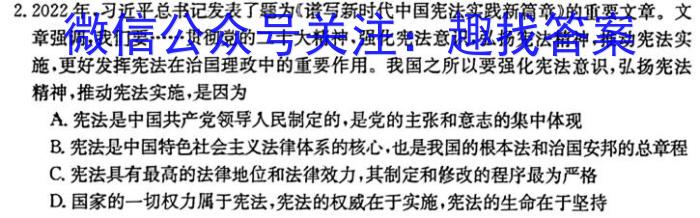 湖南省岳阳市岳阳县第一中学2022-2023学年高二下学期期末考试政治1