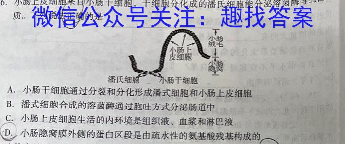 2023年深圳市普通高中高一年级调研考试生物