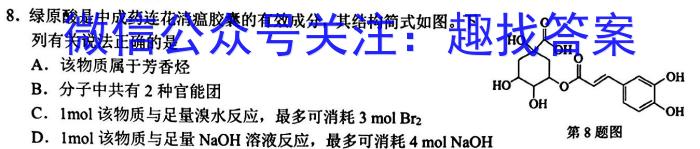 2023年广西初中学业水平适应性考试(压轴题)化学