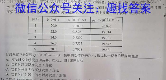 2024-2023学年高二5月联考(23-465B)q物理