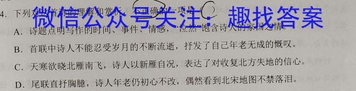 安徽省合肥市瑶海区2024-2023学年八年级下学期学习质量检测卷（6.27）语文
