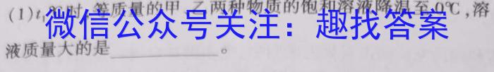 2023年2025届普通高等学校招生全国统一考试 青桐鸣高一联考(6月)化学