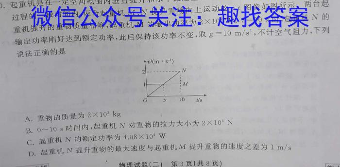 志立教育·山西省2023年中考考前信息试卷（一）物理`