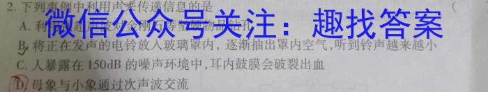 河南省2023年春期九年级调研测试(三)3f物理