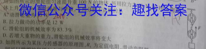 河南省2023年春期高中二年级期终质量评估f物理