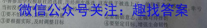 陕西省2023年高一年级期末考试质量监测（☆）政治1