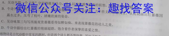 安徽省2022-2023学年同步达标自主练习·八年级第八次(期末)语文