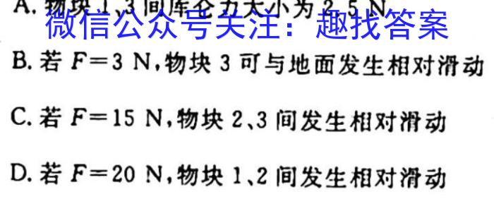 2023年高三学业质量检测 新高考模拟(一)f物理