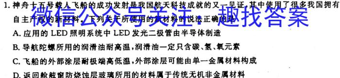 安徽省六安市金寨县2022-2023学年度八年级第二学期期末质量监测化学