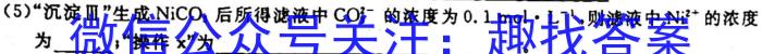 河南省2023年春期高中一年级期终质量评估化学