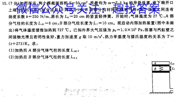 2023届陕西省第十一次模拟考试物理`