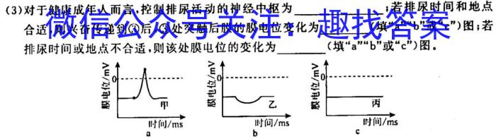 衡中同卷·2022-2023内蒙古高一年级六月联考生物