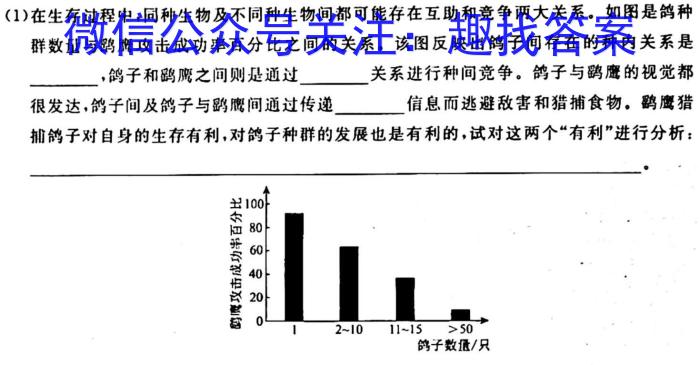 2022~2023学年(下)河南省高一6月“双新”大联考生物