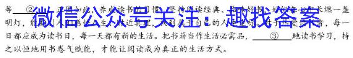 安徽省安庆市2023年度八年级下学期质量检测语文