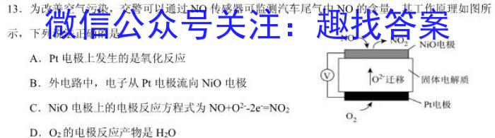 2023年河北省初中毕业生升学文化课考试 麒麟卷(二)化学