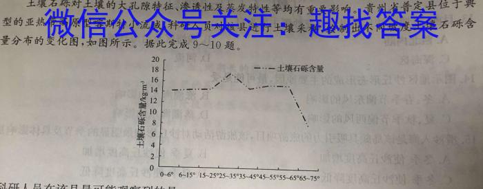 合肥一中2023届高三最后一卷(2023.5)q地理