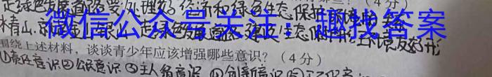 晋一原创测评·山西省2024-2023学年第二学期八年级期末质量监测&政治