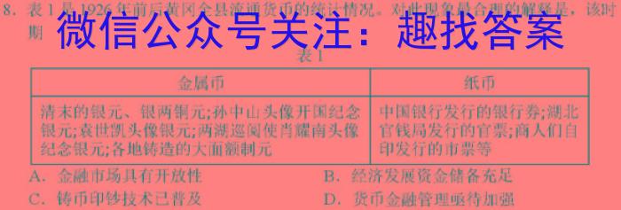 重庆市2023届高一5月联考(23-499A)政治~