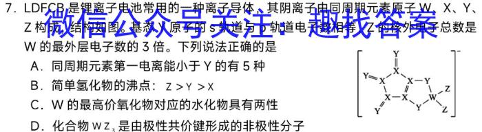 河南省2022-2023学年度八年级综合素养评估(八)8化学