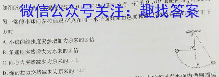 河北省2023年最新中考模拟示范卷 HEB(六)物理`