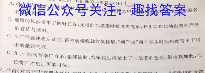 安徽省芜湖市弋江区2024-2023学年度八年级第二学期期末评价语文