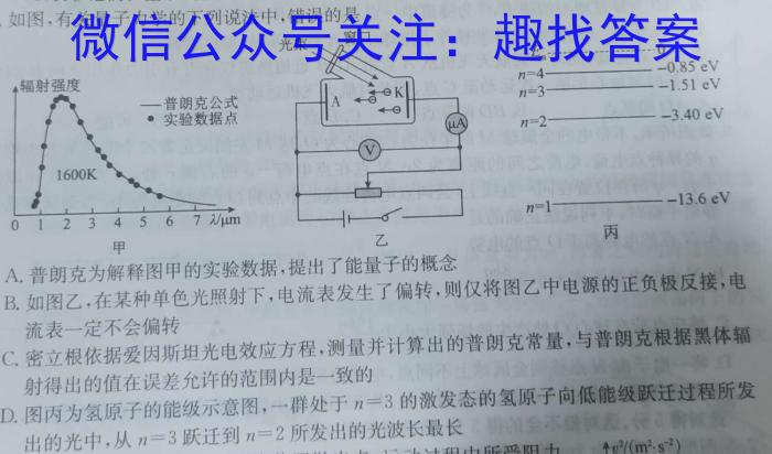 天一大联考 2022-2023学年(下)南阳六校高一年级期末考试l物理