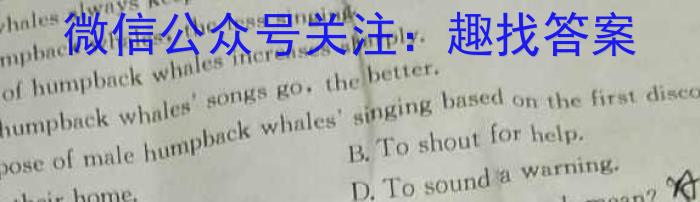 耀正文化(湖南四大名校联合编审)·2023届名校名师测评卷(九)9英语