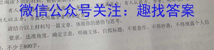 2023年山西中考模拟百校联考试卷(四)语文