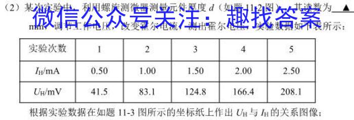 卓育云·2022-2023中考学科素养自主测评卷(八)物理`