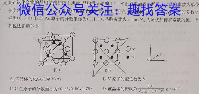 2022~2023学年(下)河南省高一6月“双新”大联考化学