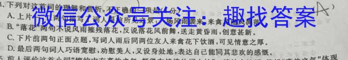 福建省漳州市2022-2023学年(下)高二期末高中教学质量检测语文