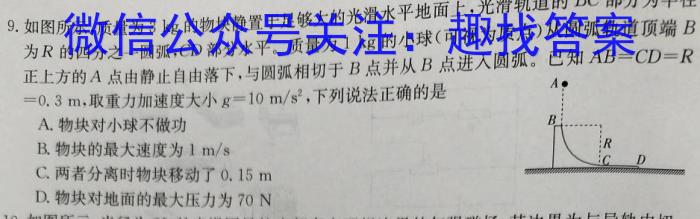 成都七中高2023届高考热身试题(2023.6)物理`