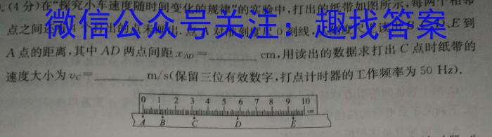 齐市普高联谊校2024~2023学年高一下学期期末考试(23102A)q物理
