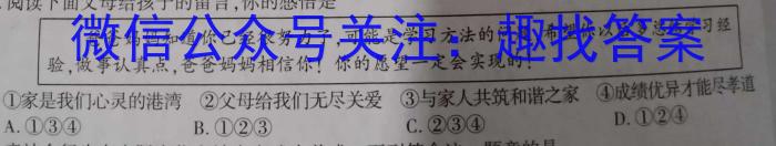 2024-2023学年江西省高二下学期期末调研测试&政治