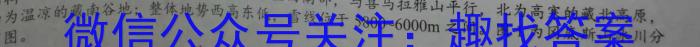 安徽省2023-2024学年度九年级第一次质量检测l地理