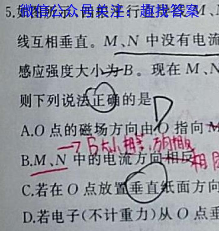江苏省2023-2024学年高三第一学期期初迎考物理.