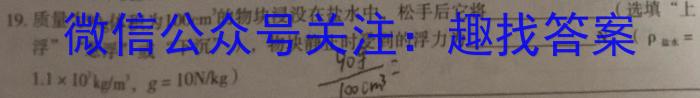 河南省南阳市镇平县2023-2024学年八年级上学期开学摸底测试物理`