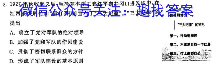 江淮十校2024届高三第一次联考（8月）化学试卷及参考答案政治试卷d答案