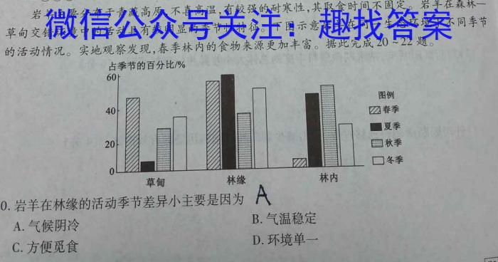 安徽省安庆市第二中学2023年七年级入学调研检测地理.