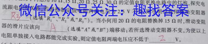 衡水金卷先享题·月考卷 2023-2024学年度上学期高三年级一调（新教材）l物理