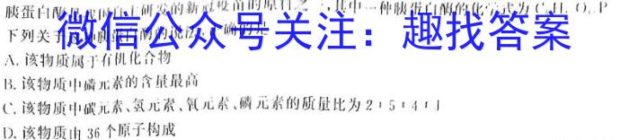 q文海大联考·2024届高三起点考试（XJ）化学