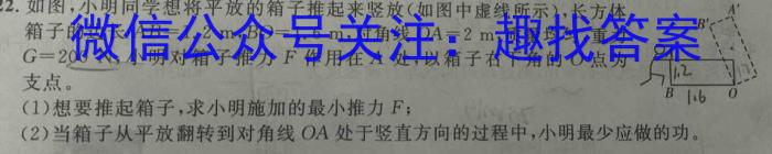 山西省吕梁市中阳县2023-2024学年八年级下学期期末质量检测试题(23-CZ232b)h物理