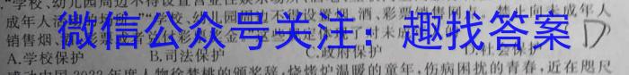 河北九年级2023-20234学年新课标闯关卷（七）HEB政治~