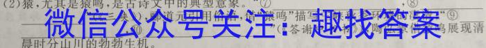 安徽省皖江名校联盟2024届高三8月联考（A-024）语文