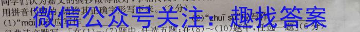 山东省2023-2024学年上学期高三10月份阶段监测/语文