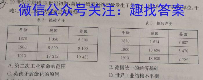 辽宁省2023-024学年上学期高三年级9月联考卷（243013Z）历史