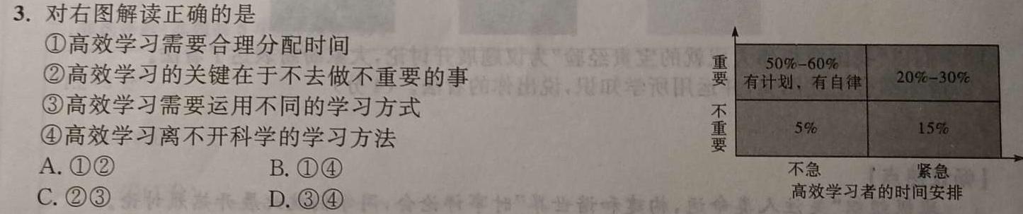 【精品】河南省2023-2024学年上学期高二年级期中联考试题（11月）思想政治