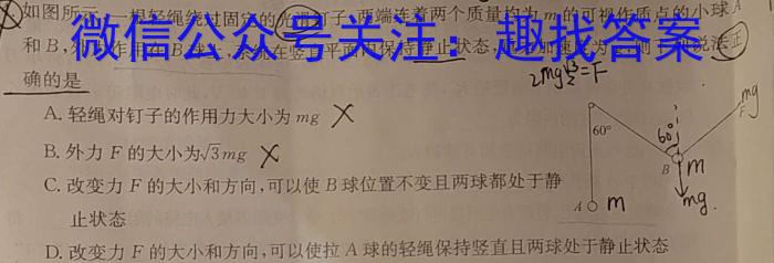 辽宁省名校联盟2023-2024学年高三上学期9月联合考试.物理